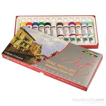 Nova Color Nc-251 12 Renk Guaj Boya