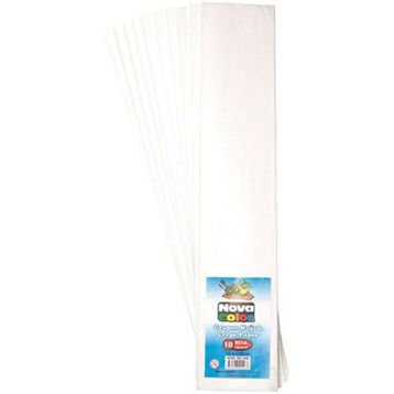 Nova Color NC-340 10'lu Beyaz Krapon Kağıdı