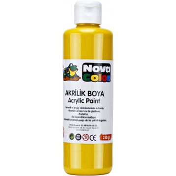 Nova Color NC-430 Sarı 250 gr Akrilik Boya