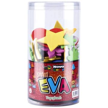 Nova Color NC-450 Şekilli Eva Yapışkanlı 35 Gr Fon Kartonu