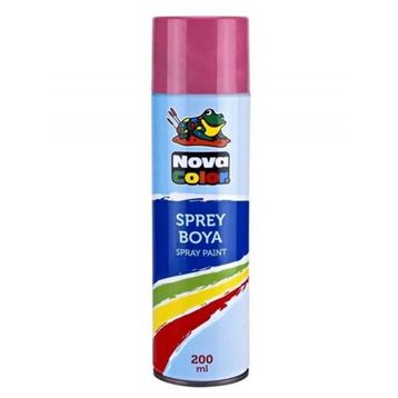 Nova Color NC-809 200 ml Pembe Sprey Boya