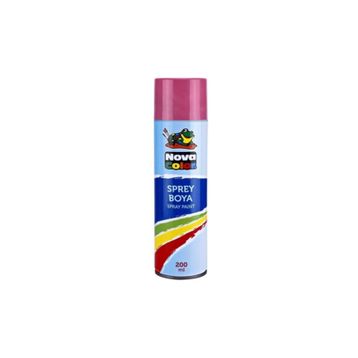 Nova Color NC-809 200 ml Pembe Sprey Boya