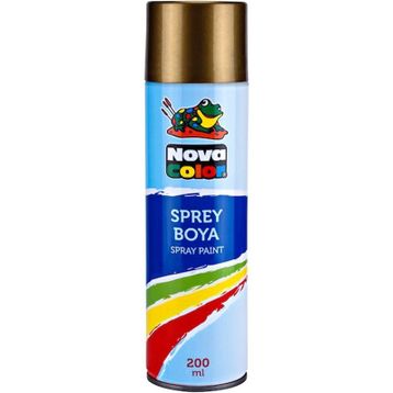 Nova Color NC-811 200 ml Altın Sprey Boya