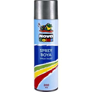 Nova Color NC-812 200 ML Gümüş Sprey Boya