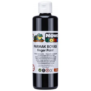 Nova Color NC445 Siyah 250 gr Parmak Boyası