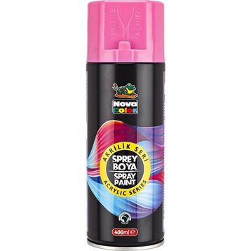 Nova Color Pembe 400 ml Akrilik Sprey Boya
