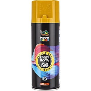 Nova Color Sarı 400 ml Akrilik Sprey Boya