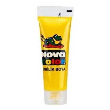 Nova Color Sarı Tüp 75 gr Akrilik Boya