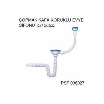NOVA Çöpmak Körüklü Evye Sifonu