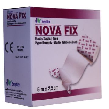 NOVA Fix 5 m x 2.5 cm Elastik Sabitleme Bandı