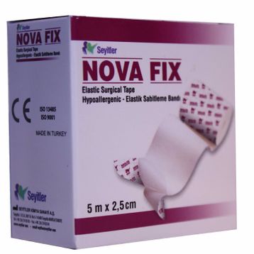 NOVA Fix 5 m x 2.5 cm Elastik Sabitleme Bandı