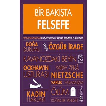 Nova Kitap - Bir Bakışta Felsefe (Ciltli)
