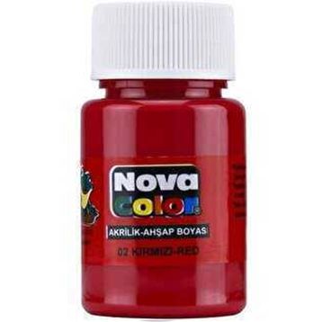 Nova NC-170 Kirmizi Şişe Akrilik Boya