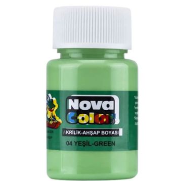 Nova NC-172 Yeşil Şişe Akrilik Boya