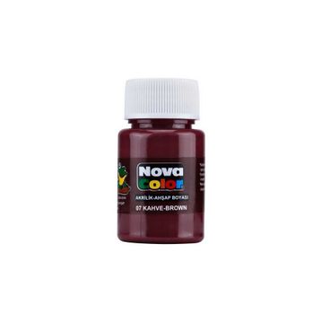 Nova NC-175 Kahve Şişe Akrilik Boya