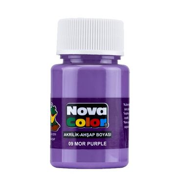 Nova NC-177 Mor Şişe Akrilik Boya