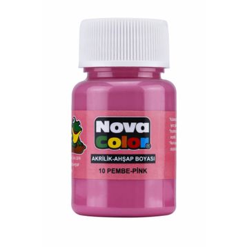 Nova NC-178 Pembe Şişe Akrilik Boya
