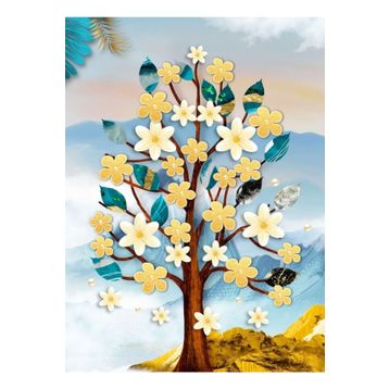 Nova Puzzle 1000 Parça Altın Sarısı Ağaç Puzzle