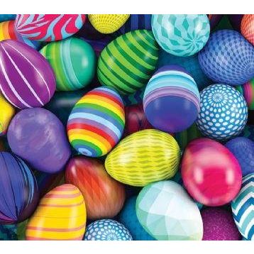 Nova Puzzle 1000 Parça Boyalı Yumurta Kolajı Panorama Puzzle