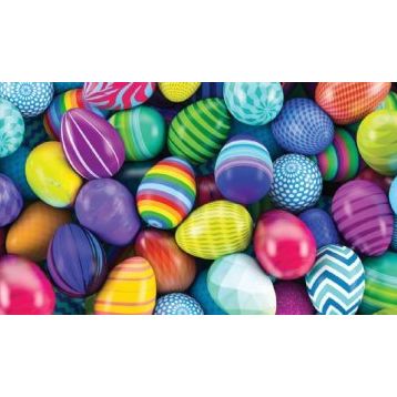 Nova Puzzle 1000 Parça Boyalı Yumurta Kolajı Panorama Puzzle