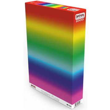 Nova Puzzle 1000 Parça Çok Renkli Gradyan Puzzle