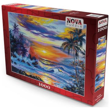 Nova Puzzle 1000 Parça Güneş Batarken - Ihar Balaikin