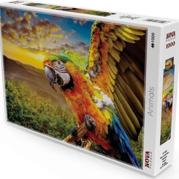 Nova Puzzle 1000 Parça Macav Amerikan Papağanı Puzzle