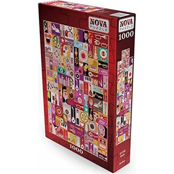 Nova Puzzle 1000 Parça Müzik İllüstrasyon Puzzle