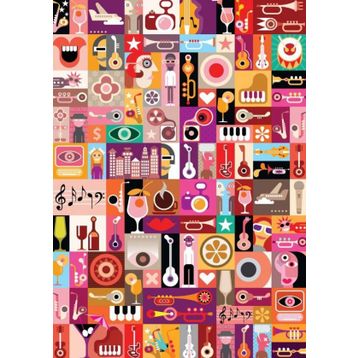 Nova Puzzle 1000 Parça Müzik İllüstrasyon Puzzle