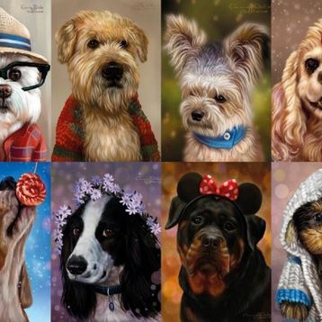 Nova Puzzle 1000 Parça Puzzle - Sevimli Köpek Yavruları