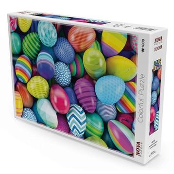 Nova Puzzle 1000 Parça Renkli Yumurtalar Puzzle