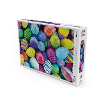 Nova Puzzle 1000 Parça Renkli Yumurtalar Puzzle