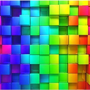 Nova Puzzle Gökkuşağı Renkli Kutular 1000 Parça Puzzle