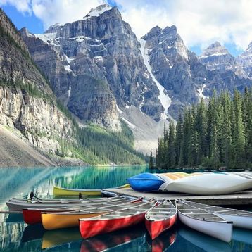Nova Puzzle Moraine Gölünde Kanolar 1000 Parça Puzzle