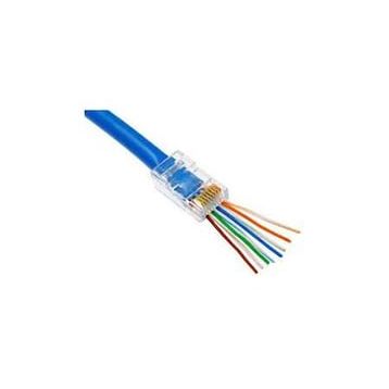 Nova RJ45 CAT6 Açık Uçlu 100'lü Paket Konnektör Delikli