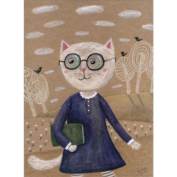 Nova Sofya Saburova Akıllı Kedi 1000 Parça Puzzle