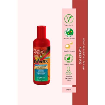 Novex Brezilya 250 ml Keratin Onarıcı Sıvı Keratin