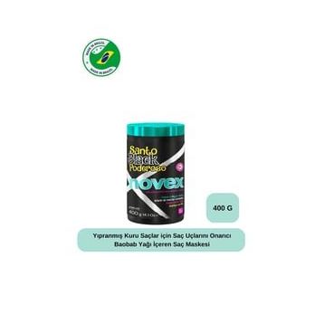 Novex Mystic Black 400 gr Yıpranmış Kuru Saçlar için Saç Uçlarını Onarıcı Saç Maskesi