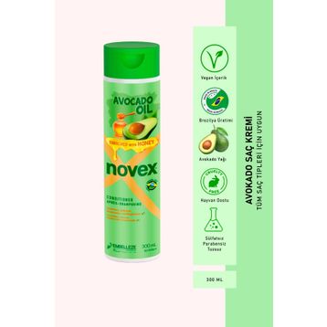 Novex Nemlendirici ve Canlandırıcı Avokado Yağı İçeren 300 ml Saç Kremi