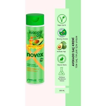 Novex Nemlendirici ve Canlandırıcı Avokado Yağı İçeren 300 ml Saç Kremi