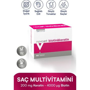 Novojenus Novoart Biotin Keratin 60 Tablet