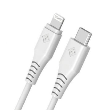 Novoo Type-C 1.2 m Beyaz IPhone Lightning Hızlı Şarj Kablosu