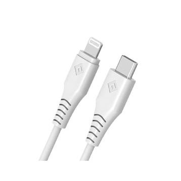 Novoo Type-C 1.2 m Beyaz IPhone Lightning Hızlı Şarj Kablosu