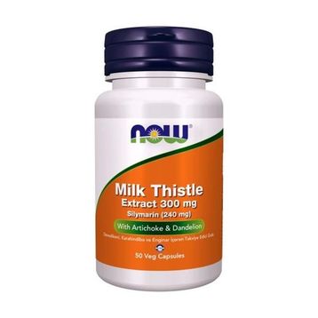 Now Milk Thistle 300 mg 50 Kapsül