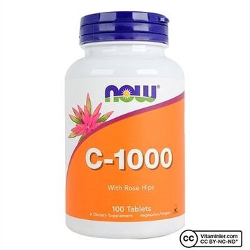 Now Vitamin C 1000 mg 100 Tablet