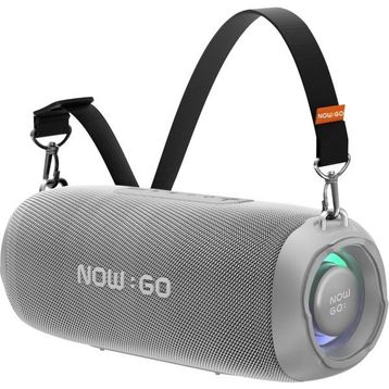 NowGo F8 40 W RGB Taşınabilir Kablosuz Gri Bluetooth Hoparlör