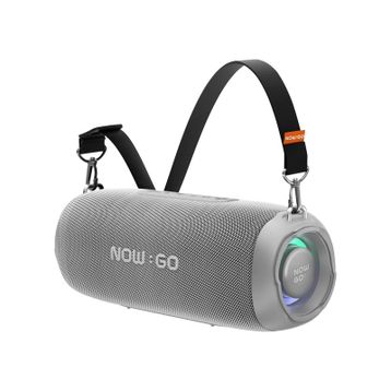 NowGo F8 40 W RGB Taşınabilir Kablosuz Gri Bluetooth Hoparlör