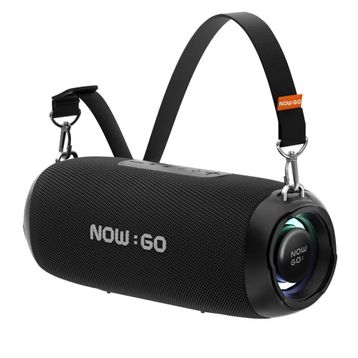 NowGo F8 40 W RGB Taşınabilir Kablosuz Siyah Bluetooth Hoparlör