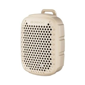NowGo Lava Clip 5W Klipsli Su Geçirmez Taşınabilir Bej Mini Bluetooth Hoparlör
