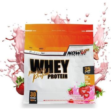 Nowup Nutrition %100 Whey Çilek Aromalı 1050 gr Protein Tozu